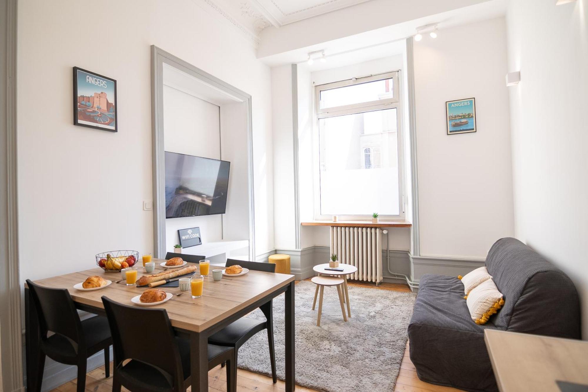Appart De Charme Hypercentre Apartment Angers Exterior photo
