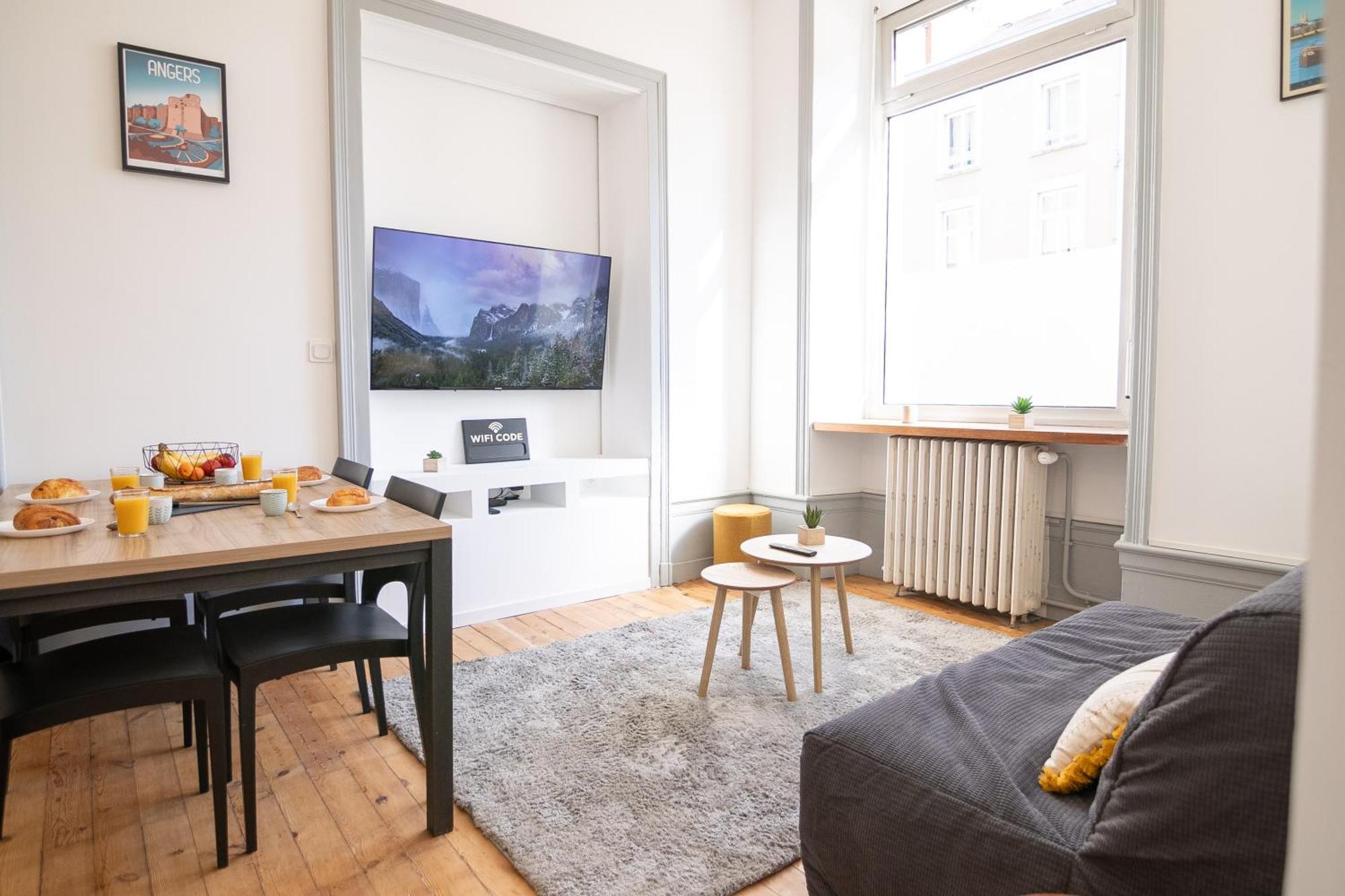 Appart De Charme Hypercentre Apartment Angers Exterior photo
